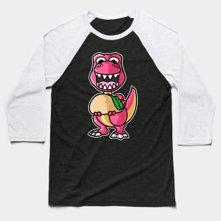 Dinosaur Tyrannosaurus Taco Kawaii Neko Anime Mexican food product Baseball T-Shirt